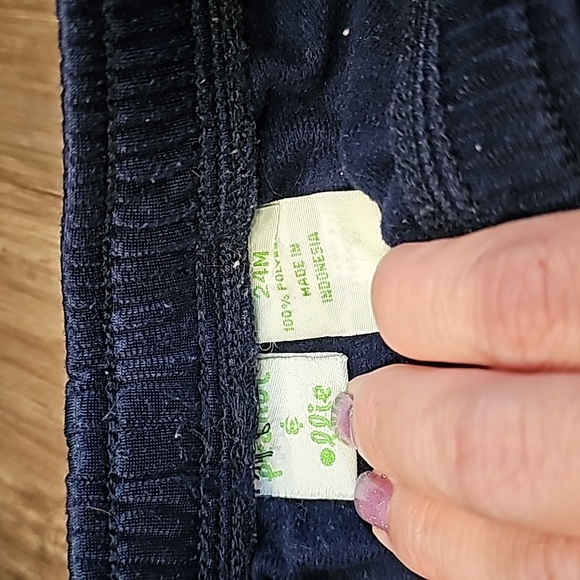 24 mo boys Peanut & Ollie navy blue jogger pants - Picture 5 of 5